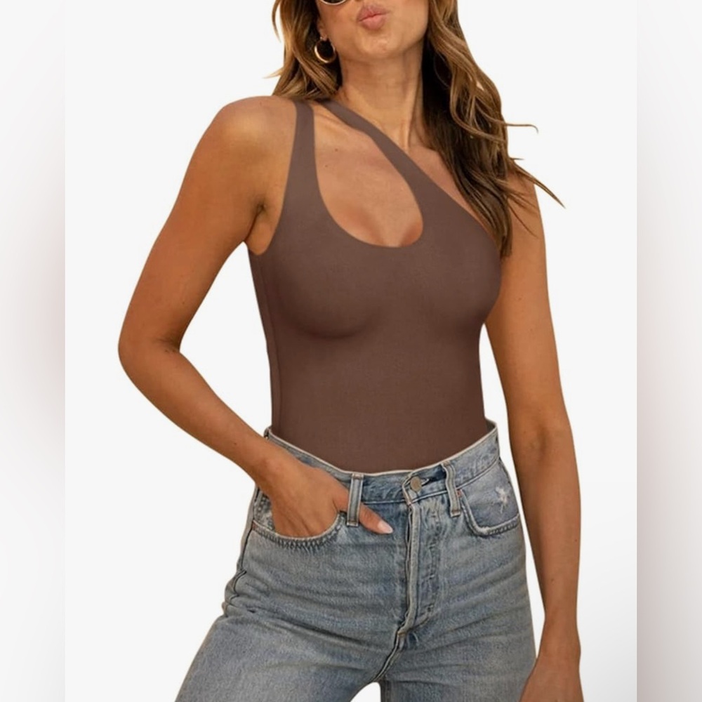 New bodysuit size L color brown reoria